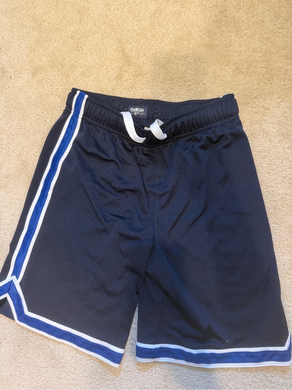 OshKosh B'gosh Navy, Gray, Light Blue, Royal Blue Athletic Shorts Set - Picture 3 of 4